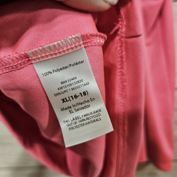 💟 Athletic Works Racerback Workout Tank Pink XL 16-18 - Picture 6 of 6